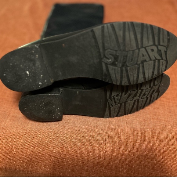 Stuart Weitzmen Black Leather Knee-High Boots size 9 M - Picture 15 of 15